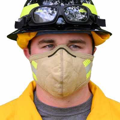 PGI BarriAire Gold Particulate Mask - 31903-00-194071 - Front with Optional Segmented Trim