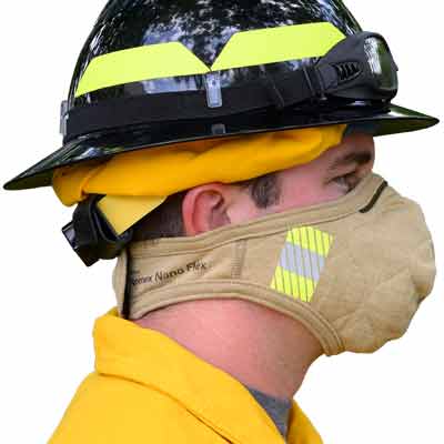 PGI BarriAire Gold Particulate Mask - 31903-00-194071 - Side with Optional Segmented Trim