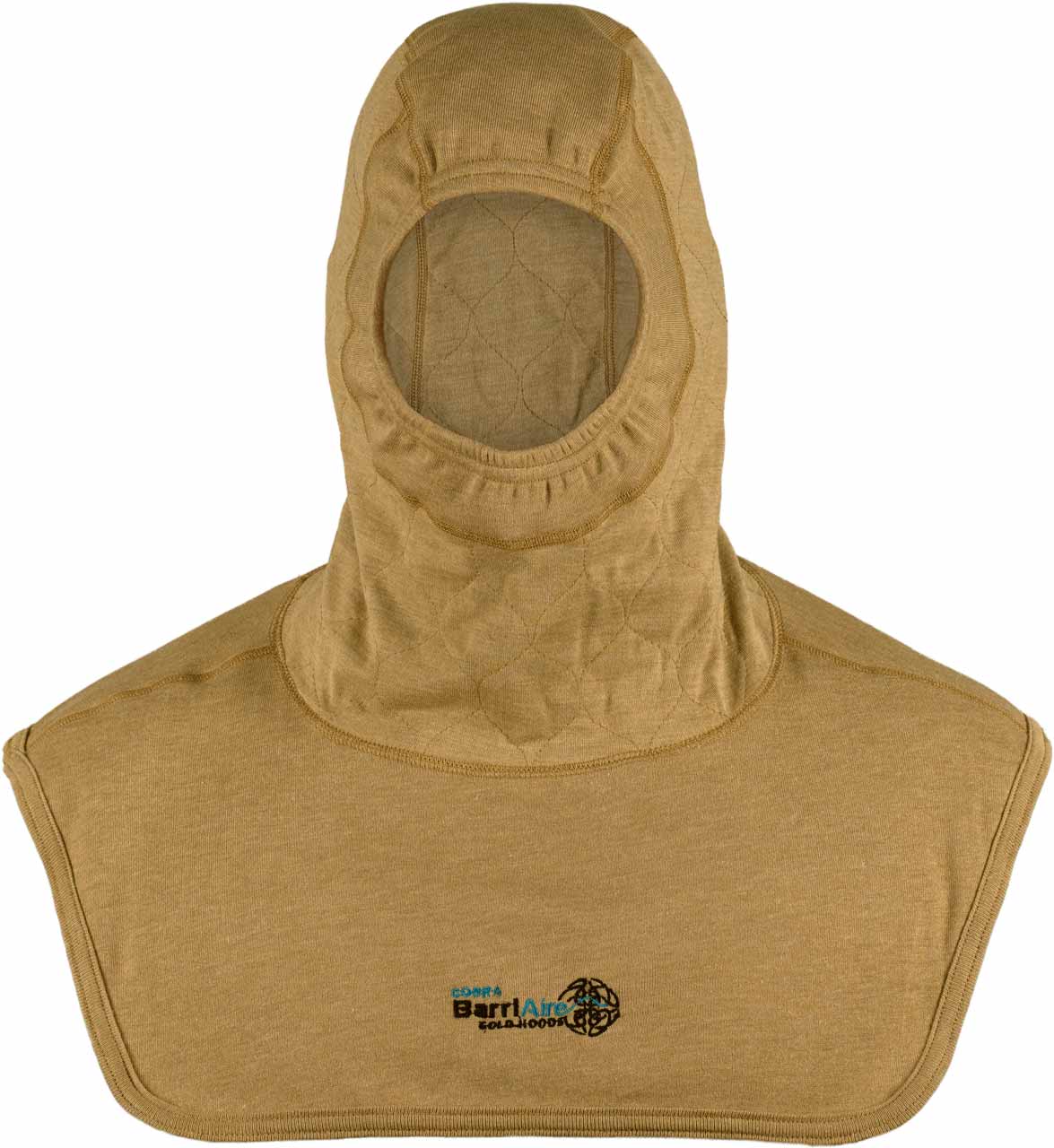 PGI BarriAire Gold Particulate Hood - Critical Coverage with Extended Bib and Rib Knit Face Opening 39701-00-194071 - Front
