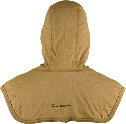 PGI BarriAire Gold Particulate Hood - Complete Coverage with Extended Bib and Nomex<sup>®</sup> Nano Flex Face Opening 39705-00-194071 - Back