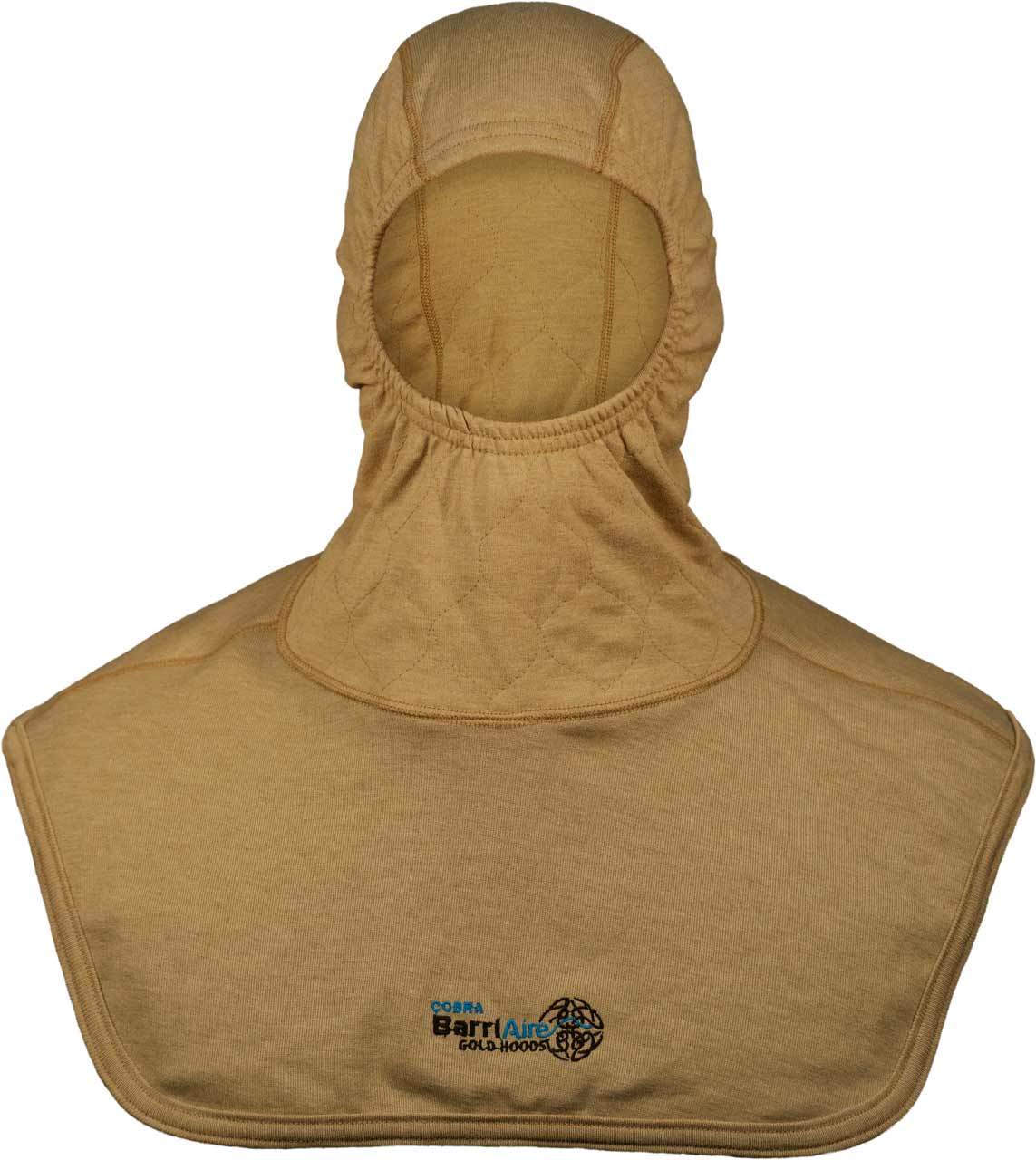 PGI BarriAire Gold Particulate Hood - Critical Coverage with Extended Bib and Nomex<sup>®</sup> Nano Flex Face Opening 39706-00-194071 - Front