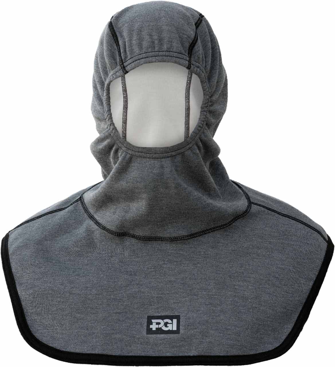 PGI BarriAire Silver Particulate Hood - Comprehensive Coverage with Extended Bib and Nomex<sup>®</sup> Nano Flex Sure‑Fit<sup>™</sup> Panel and Face Opening 39707-00-169093 - Front