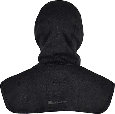 PGI BarriAire Carbon Shield<sup></sup> Particulate Hood Comprehensive Coverage with Extended Bib and Nomex<sup>®</sup> Nano Flex Sure‑Fit<sup></sup> Panel and Face Opening 39707-00-192198 - Back