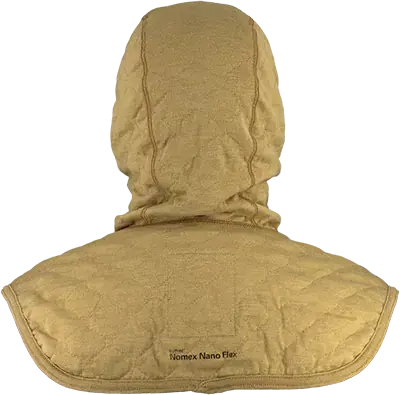 PGI BarriAire Gold Particulate Hood - with Extended Bib and Nomex<sup>®</sup> Nano Flex Sure‑Fit<sup></sup> Panel and Face Opening 39707-00-194071 - Back